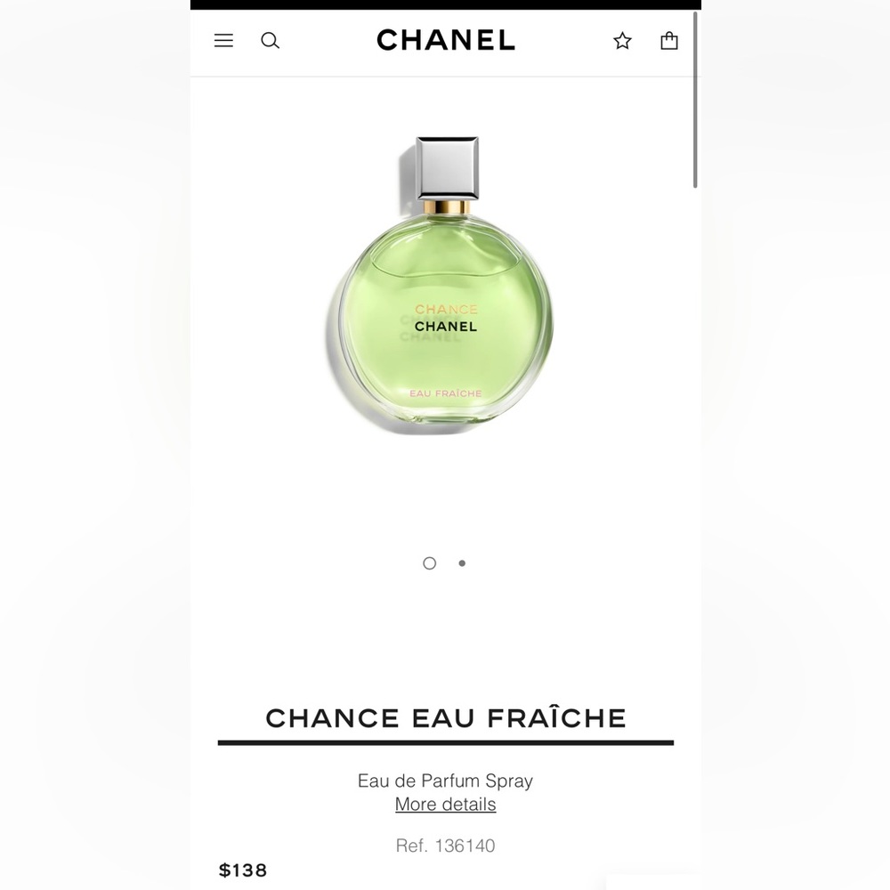 Chanel CHANCE EAU FRAÎCHE perfume